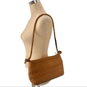 Vintage Etienne Aigner Woven Leather Purse